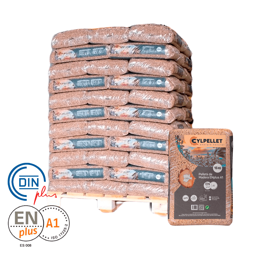 CYL PELLET – 1 Palet de 77 sacos de 15Kg