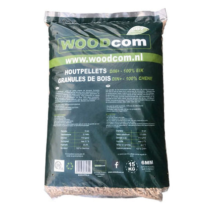 Pellets 100% Roble – Media Paleta 495 kg