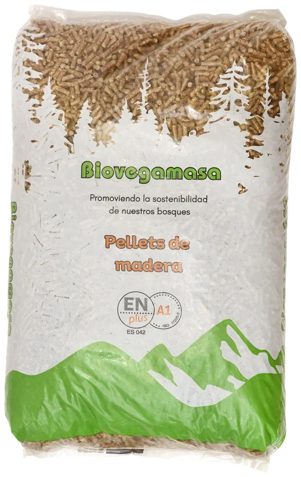 Pellets Biovegamasa, 1/2 palet de 36 sacos de 15 kg