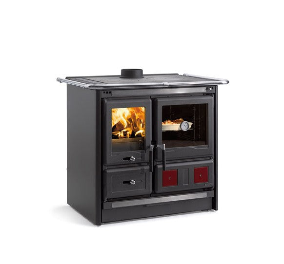 ROSA L.16 STEEL - Cocina Leña - La Nordica-Extraflame