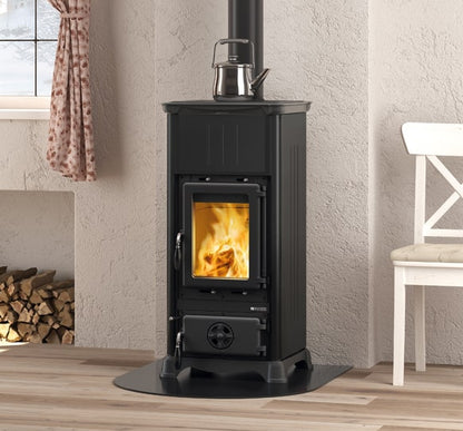 EMILIANA.165  STEEL - Estufa Leña - La Nordica-Extraflame
