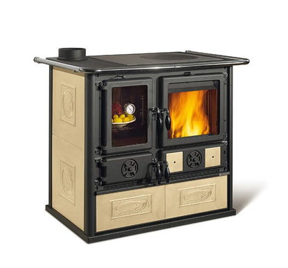ROSA SINISTRA REVERSE.16 CERAMICA - Cocina Leña - La Nordica-Extraflame
