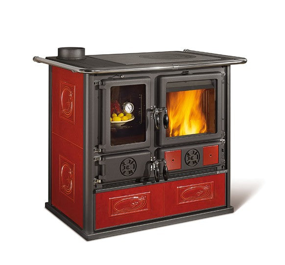 ROSA SINISTRA REVERSE.16 CERAMICA - Cocina Leña - La Nordica-Extraflame