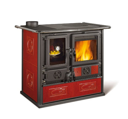 ROSA SINISTRA REVERSE.16 CERAMICA - Cocina Leña - La Nordica-Extraflame