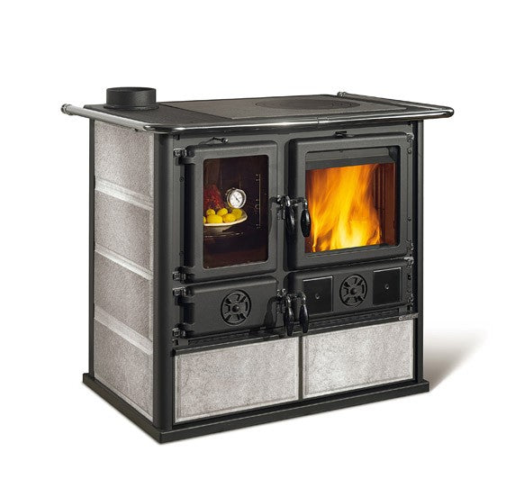 ROSA SINISTRA REVERSE.16 CERAMICA - Cocina Leña - La Nordica-Extraflame