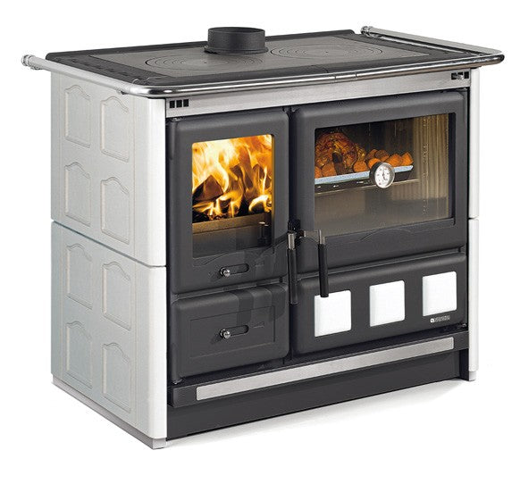 ROSA XXL.16 - MAIOLICA - Cocina Leña - La Nordica-Extraflame