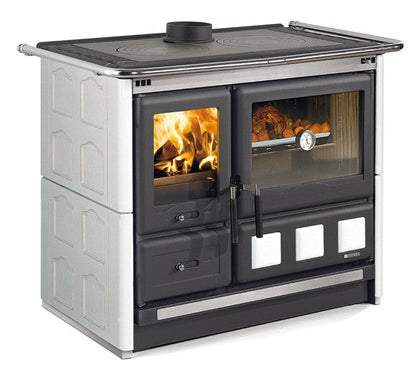 ROSA XXL.16 - MAIOLICA - Cocina Leña - La Nordica-Extraflame