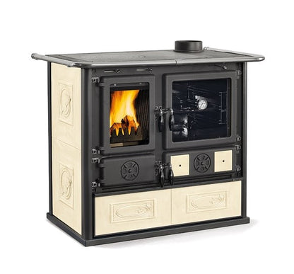 ROSA.16 CERAMICA - Cocina Leña - La Nordica-Extraflame