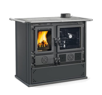 ROSA.16 - STEEL - Cocina Leña - La Nordica-Extraflame