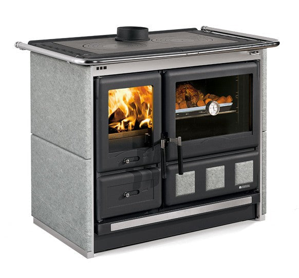ROSA XXL.16 PIEDRA NATURAL- Cocina Leña - La Nordica-Extraflame
