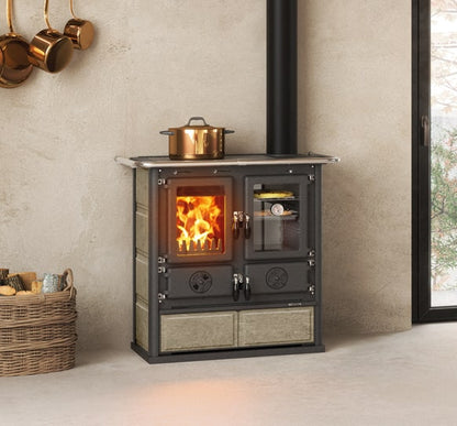 ROSETTA.16 PETRA  - Cocina Leña - La Nordica-Extraflame