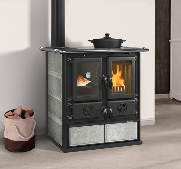 ROSETTA SINISTRA.16 PETRA - Cocina Leña - La Nordica-Extraflame