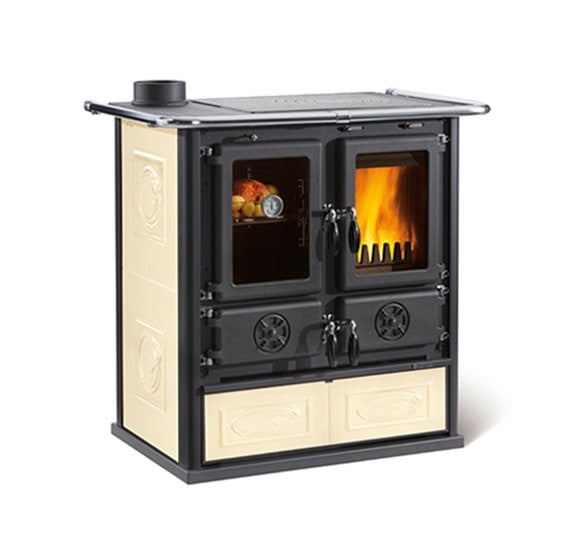 ROSETTA SINISTRA.16 CERAMICA - Cocina Leña - La Nordica-Extraflame